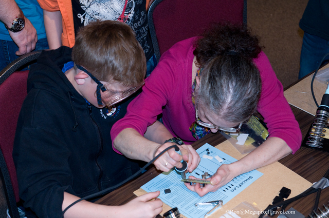 Ottawa Grassroots Festival 2013 - Soldering Class